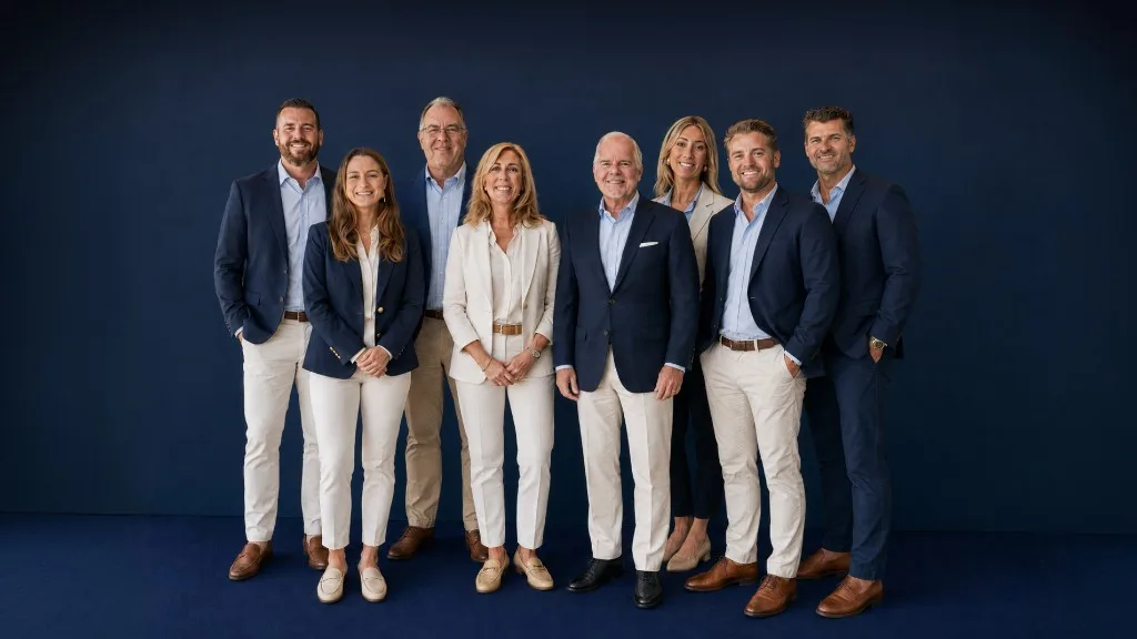 Jeff Brown Yachts team